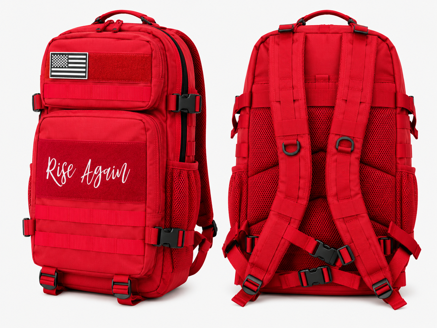 Rise Again Tactical Backpack – Redemption Red