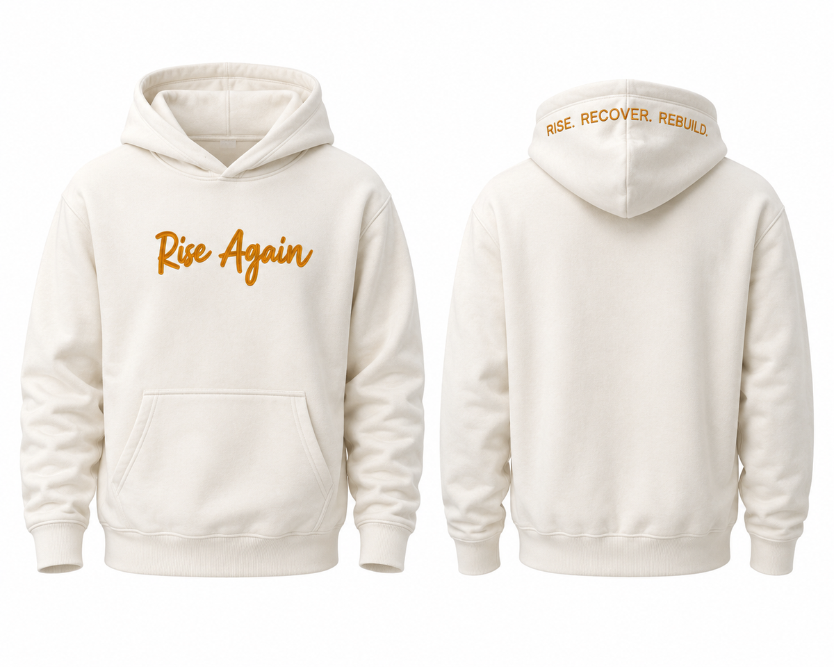 Rise Again Signature Hoodie – Sandstone