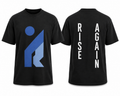 Rise Again Icon Tee – Black | Signature Logo Edition