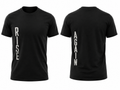 Rise Again Vertical Tee – Black | Minimal Statement Edition