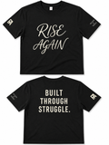 Built Through Struggle Tee – Midnight Black